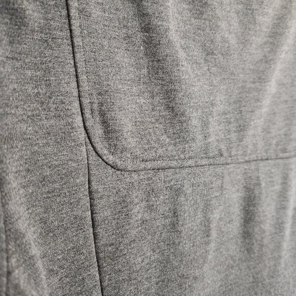 ZARA Basic | Gray Professional Midi Dress Pockets Small - Picture 6 of 7